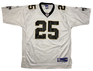 Reggie Bush #25 REEBOK New Orleans Saints White Football Jersey Men's XL NFL - Picture 1 of 12