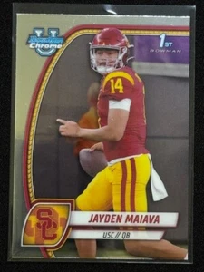 Jayden Maiava 2024 Bowman U Chrome - 1st Chrome #139 USC - Picture 1 of 2
