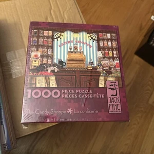Jack Pine Puzzle Co 1000 Piece The Candy Shoppe Shop Cat 26x19 old general store - Picture 1 of 8