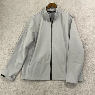 NWOT 32 Degrees Heat Men's XL Light Gray Full-Zip Jacket Polyester Soft shell - Image 1 of 4