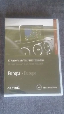SD Karte Europe Map PILOT Mercedes GARMIN V 11.0 2018-2019 Neu und original - Bild 1 von 3