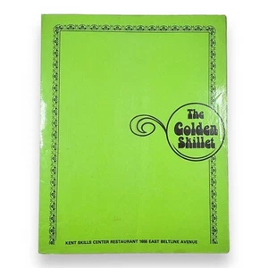 1970s Golden Skillet Kent Skills Center Restaurant Menu Grand Rapids Michigan - Picture 1 of 4