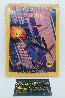 COBRA COMMAND  (Sega CD, 1992) SEALED NEW - Vintage Video Game - READ!! - Image 1 of 4