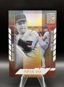 2022 Panini Capstone Tom Seaver Max Scherzer #DV-7 Deja Vu New York Mets - Picture 1 of 2