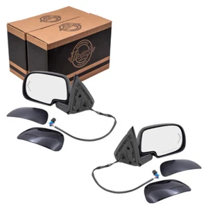 Brock Power Mirror Set with Heat-Signal on Glass-Puddle Light for Silverado - Picture 1 of 9