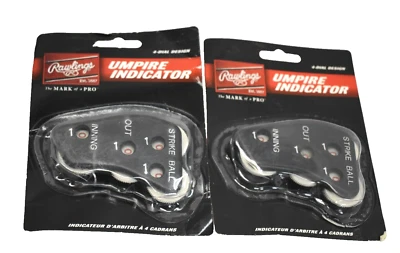 Indicador de árbitro Rawlings diseño de 4 esferas 4 en 1 con estuche negro resistente lote de 2 Foto 1 de 4