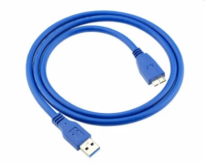 USB 3.0 High Speed Male A to Micro B Data Hard Disk Drive HDD Cable 5 Gbps new - Image 1 of 4