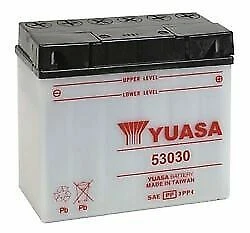 Batería convencional YuMicron 12v Yuasa 53030 BMW R90/6, R9OS '69-'76 Foto 1 de 1