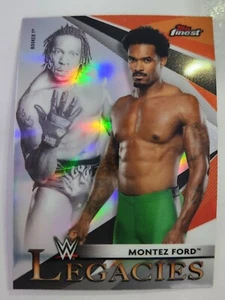 2021 WWE Topps FINEST LEGACIES REFRACTOR #L-8 MONTEZ FORD / BOOKER T - Picture 1 of 2