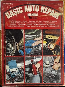 Petersens Basic Auto Repair Manual 7th Revised Edition Vintage Cars 1975 - Bild 1 von 2