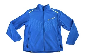 Helly Hansen Women’s Jacket Polartec Fleece Blue Full Zip Size Medium Hiking - Picture 1 of 12