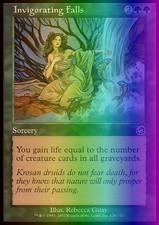 Magic the Gathering MTG Invigorating Falls (128) Torment   LP FOIL