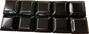 10PACK 3" Square Powder-Coated Black Galvanized Steel Dome Caps FREE SHIPPING!! - Picture 1 of 3