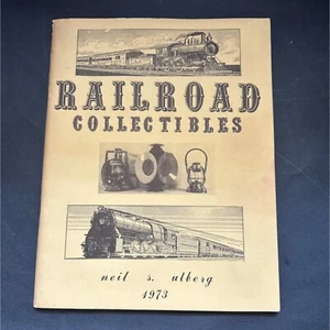 Railroad Collectibles by Neil S. Utberg 1973 Paperback - Picture 1 of 7