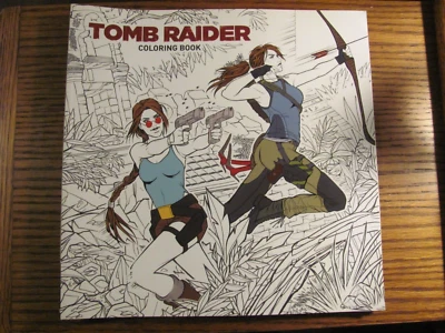 Tomb Raider Adult Coloring Book Paperback 2019 First Edition Unused Out of print - Image 1 of 4
