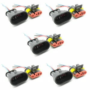 5 Sets 3 Pin Way Waterproof Electrical Connector Plug Socket Kit Car Motorcycle - Bild 1 von 3