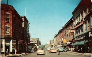 Trois Rivieres Quebec Canada Forges Street Old Cars Postcard