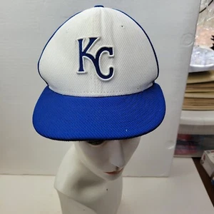 MLB Kansas City KC Royals Official On-Field Cap Hat New Era 59Fifty Size 6 3/4 - Picture 1 of 7