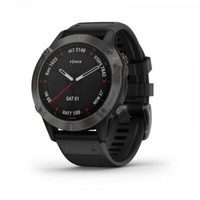  Garmin fenix 6 Sapphire GPS Watch Carbon Gray DLC with Black Band 010-02158-10 