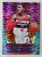 PANINI SELECT 2013-14 WHITE HOT BRADLEY BEAL PURPLE PRIZM REFRACTOR 63/99