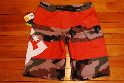 NUEVO Pantalones Cortos DC Shoe Company Camuflados y Naranja Rayas para Niños (Grandes, X-Grandes, XX-Grandes) Foto 1 de 4
