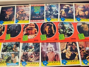 1990 TOPPS TEENAGE MUTANT NINJA TURTLES TMNT YOU PICK CARDS, STICKERS & PUZZLE - Picture 1 of 290