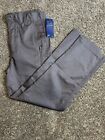 Youth Boy's REBE1 Twill Pants / Jeans Charcoal Gray Zip Pockets Size 12 NEW