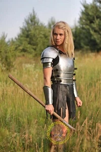Ancient Knight Lady Armor Female Fantasy Armor Costume Cosplay Larp Armor gift - Picture 1 of 6