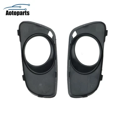 Front Fog Light Cover Trim Frame Left Right Side For 2007-2014 Smart Fortwo - Imagem 1 de 4