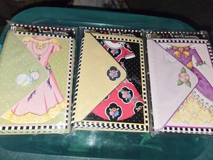 Mary Englebreit Note Cards And Envelopes 3 Designs/8 Cards Each Blank Inside - Picture 1 of 5