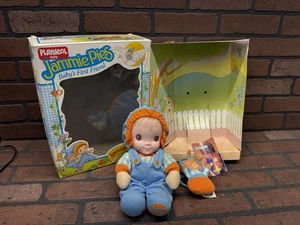 VIntage Playskool JAMMIE PIES SPUNKLE DOLL y Plush 1986 Original Box w/ Bear - Picture 1 of 13