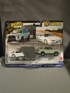 Hot Wheels Team Transport ‘18 Toyota 4Runner and ‘89 Toyota Supra New - Picture 1 of 13