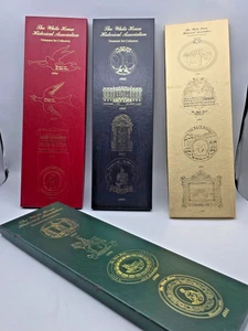 Weißes Haus Historische Weihnachtsbox 4 Ornamente 1981-1984, 1985-1988, 1994-1997 - Bild 1 von 33