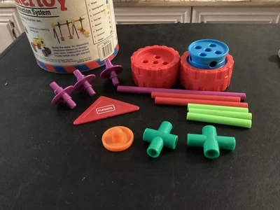 Play Skool Big Builder Partial Tinker Toy Construction System (16 Pieces) - Image 1 of 4