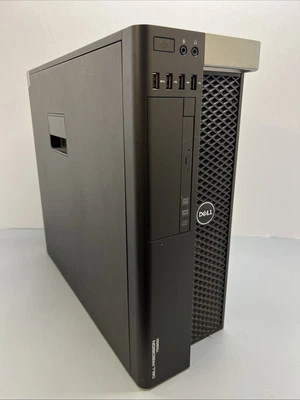 Dell Precision T5600 Workstation E5 2609 Xeon 32GB 256SSD WIN10 Graphic FN46d - Image 1 of 4