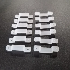 Silicon Clip for Fixing10mm12mm 16mm 20mm 3528 5050 RGB & Single Color LED Strip - Picture 1 of 4