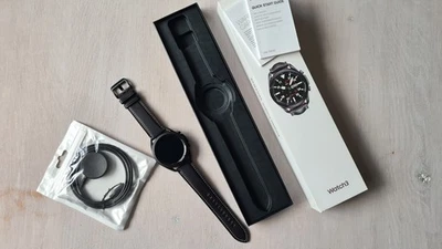 Samsung Galaxy Watch3 SM-R840 45mm Black - Bild 1 von 4
