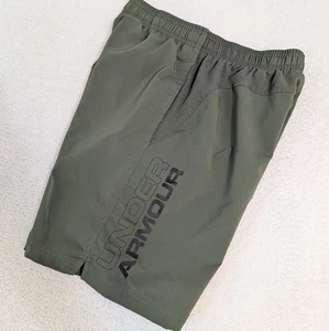 Pantalones Cortos Under Armour Para Hombre Medianos 27x7.5" Tejidos Gráficos Marca Elastizados - Imagen 1 de 9