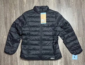 Eddie Bauer Jacke Damen Large schwarz Daunen packbar 650 Füllung StormRepel EBO0708 - Bild 1 von 8