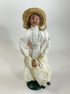 1992 Byers Choice Ltd The Carolers Sommerzeit Mutter & Kind tanzt verfärbt - Bild 1 von 7