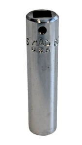 Mac Tools USA MD6 8mm Metric Deep Socket 1/4" Drive 6 Point Chrome - Foto 1 di 6