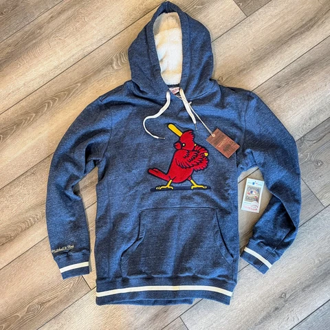 Mitchell & Ness MLB St. Louis Cardinals Cooperstown Home Stretch Hoody - Sz: XL Cover