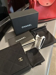 Authentic BNIB CHANEL Beautiful & Fashionable Square Foldable Sunglasses White - Picture 1 of 5