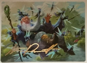 Mischievous Mystic Gold Signature Art Series - 7/54, MTG Foundations - Picture 1 of 2
