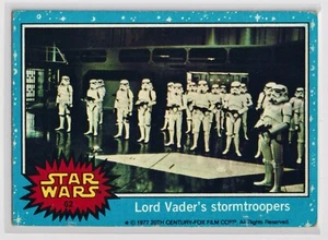 LORD VADER’S STORMTROOPERS 1977 Topps Star Wars #62 Series 1 Blue - Picture 1 of 2