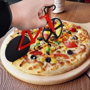 Stainless Steel Bicycle Pizza Cutter - Picture 1 of 10