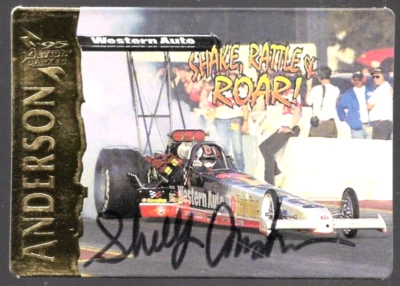 SHELLY ANDERSON signed 1995 ACTION PACKED trading card NHRA #10 - 3 - Image 1 of 2