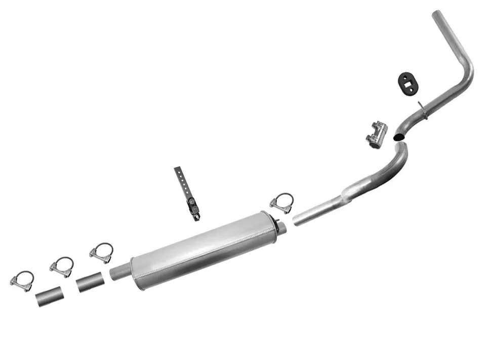 Abrazaderas de sistema de escape de tubo silenciador para Ford F100 F150 F250 F350 1983-1986 Foto 1 de 4