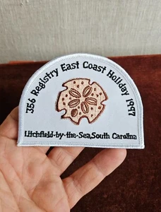 VINTAGE AUTOMOBILE CLUB PATCH / BADGE # PORSCHE 356 REGISTRY SOUTH CALIFORNIA 97 - Picture 1 of 4