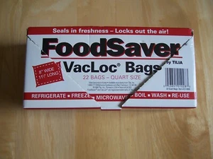 Food Saver VacLoc Quart Bags - Picture 1 of 2